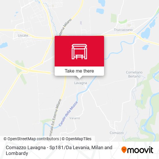 Comazzo Lavagna - Sp181 / Da Levania map