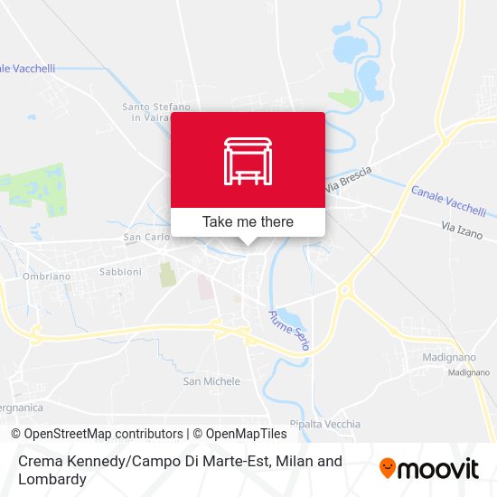 Crema Kennedy / Campo Di Marte-Est map