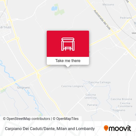 Carpiano Dei Caduti/Dante map