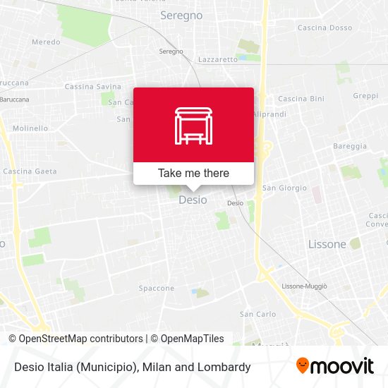 Desio Italia (Municipio) map