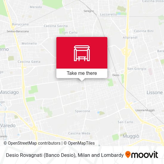 Desio Rovagnati (Banco Desio) map