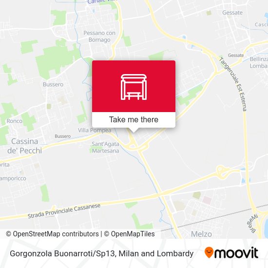 Gorgonzola Buonarroti/Sp13 map