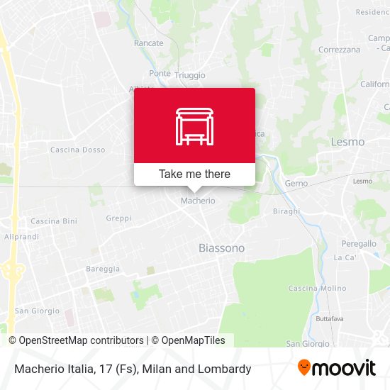 Macherio Italia, 17 (Fs) map