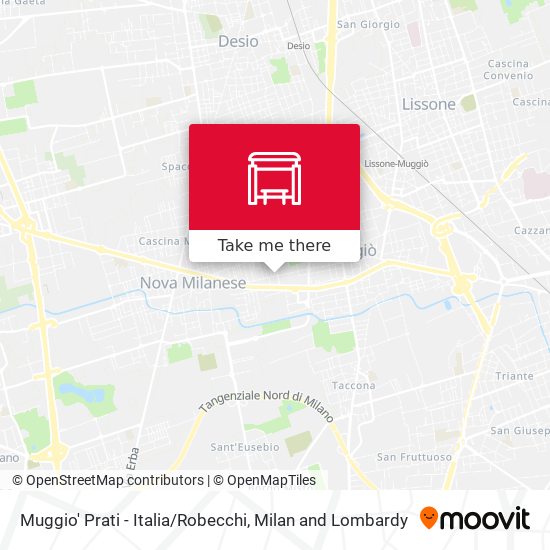 Muggio' Prati - Italia / Robecchi map