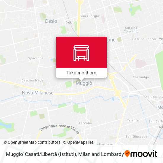 Muggio' Casati / Libertà (Istituti) map