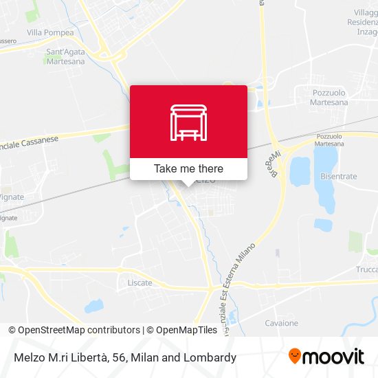 Melzo M.ri Libertà, 56 map