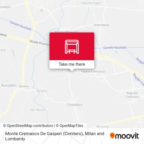 Monte Cremasco De Gasperi (Cimitero) map