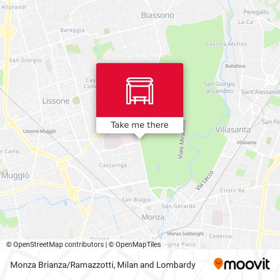 Monza Brianza/Ramazzotti map