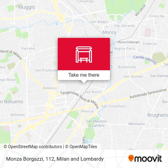 Monza Borgazzi, 112 map