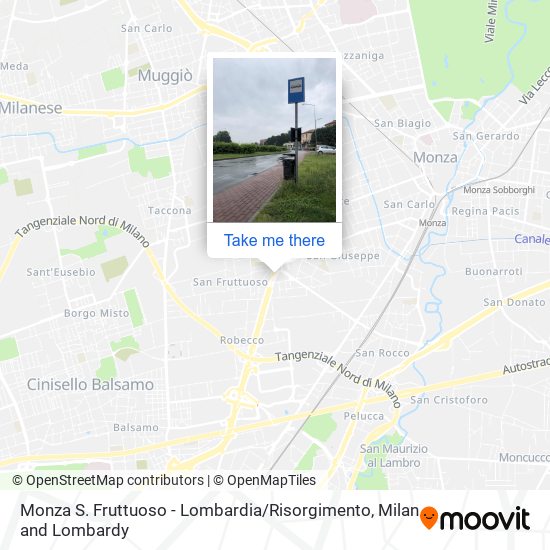 Monza S. Fruttuoso - Lombardia / Risorgimento map
