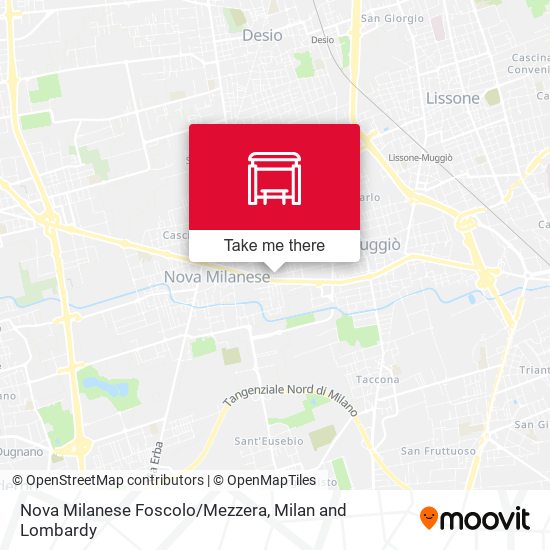 Nova Milanese Foscolo/Mezzera map