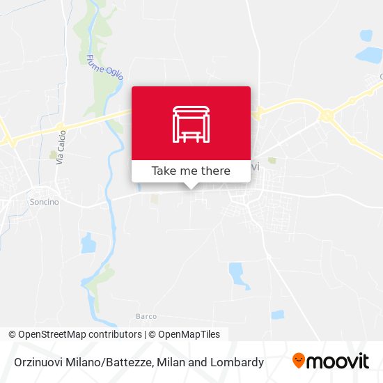 Orzinuovi Milano/Battezze map
