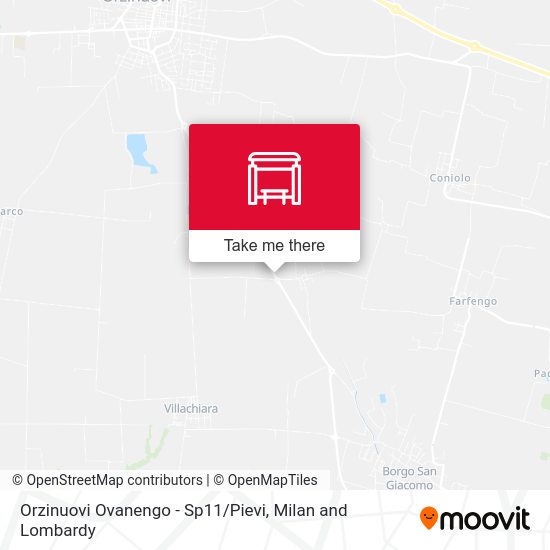 Orzinuovi Ovanengo - Sp11 / Pievi map