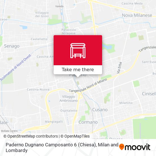 Paderno Dugnano Camposanto 6 (Chiesa) map