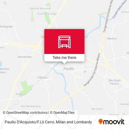 Paullo D'Acquisto/F.Lli Cervi map