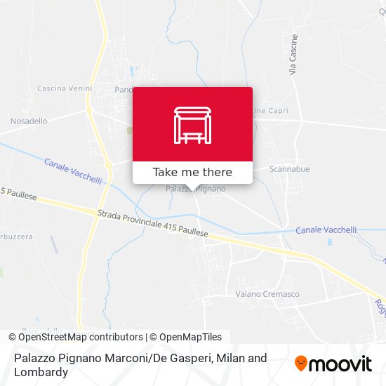 Palazzo Pignano Marconi / De Gasperi map