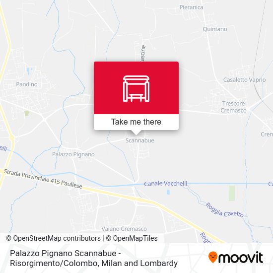 Palazzo Pignano Scannabue - Risorgimento / Colombo map