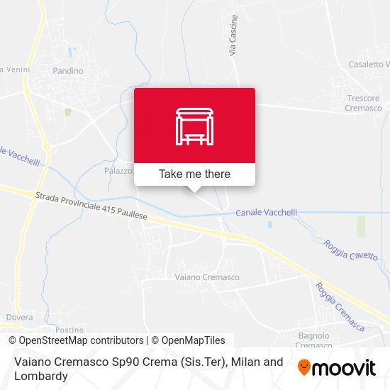 Vaiano Cremasco Sp90 Crema (Sis.Ter) map