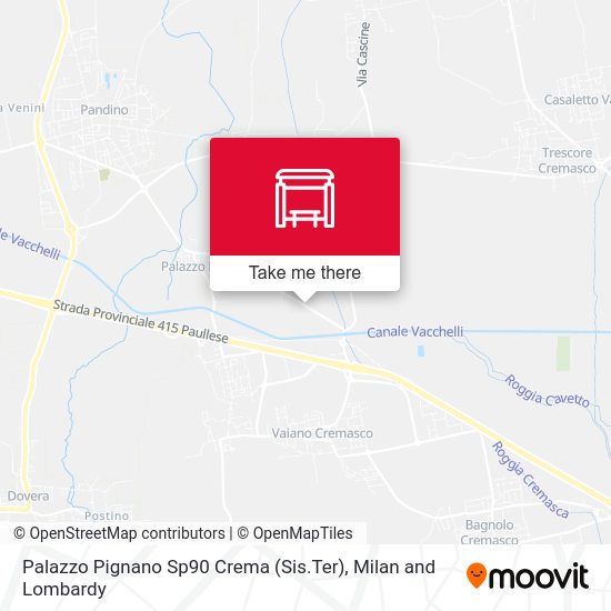 Palazzo Pignano Sp90 Crema (Sis.Ter) map