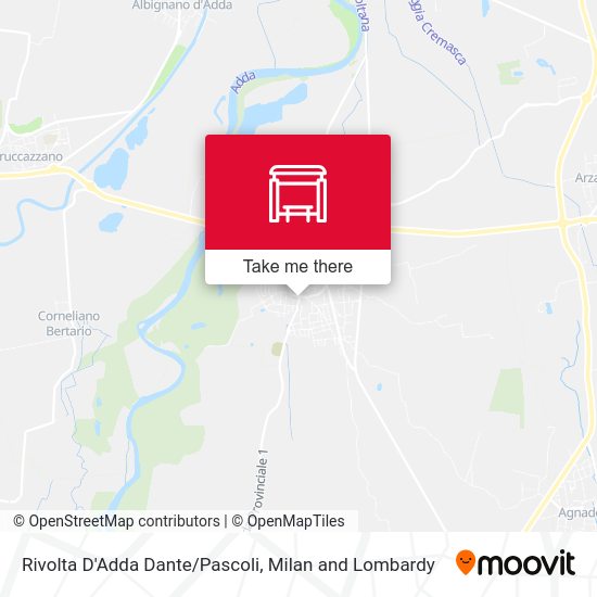 Rivolta D'Adda Dante/Pascoli map