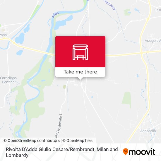 Rivolta D'Adda Giulio Cesare / Rembrandt map