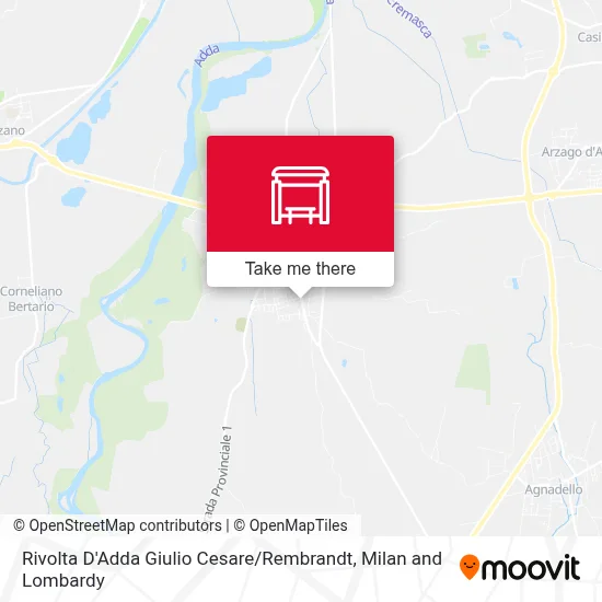 Rivolta D'Adda Giulio Cesare / Rembrandt map