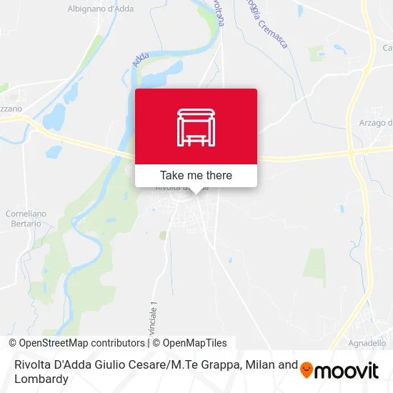 Rivolta D'Adda Giulio Cesare / Monte Grappa map