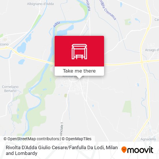 Rivolta D'Adda Giulio Cesare / Fanfulla Da Lodi map