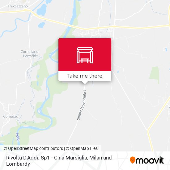 Rivolta D'Adda Sp1 - C.na Marsiglia map