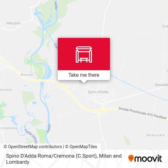 Spino D'Adda Roma / Cremona (C.Sport) map