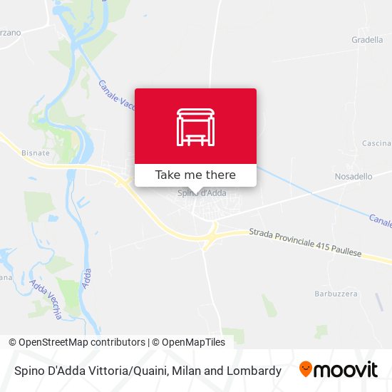 Spino D'Adda Vittoria/Quaini map