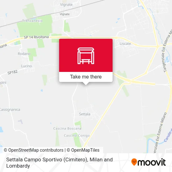 Settala Campo Sportivo (Cimitero) map