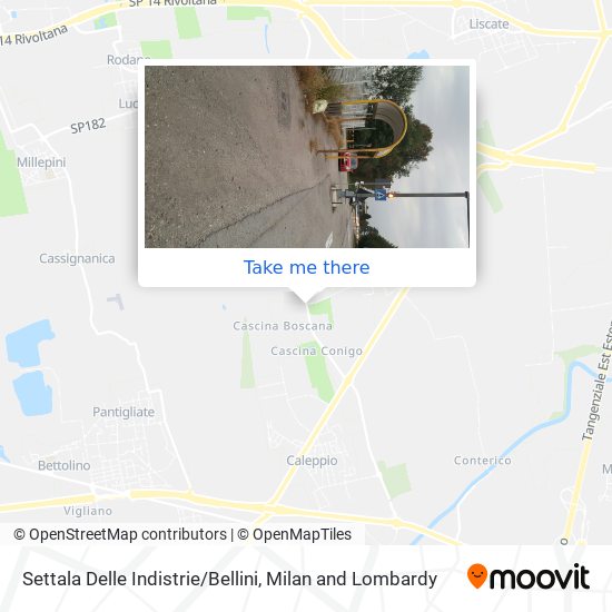 Settala Delle Indistrie / Bellini map