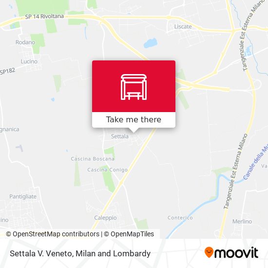 Settala V. Veneto map