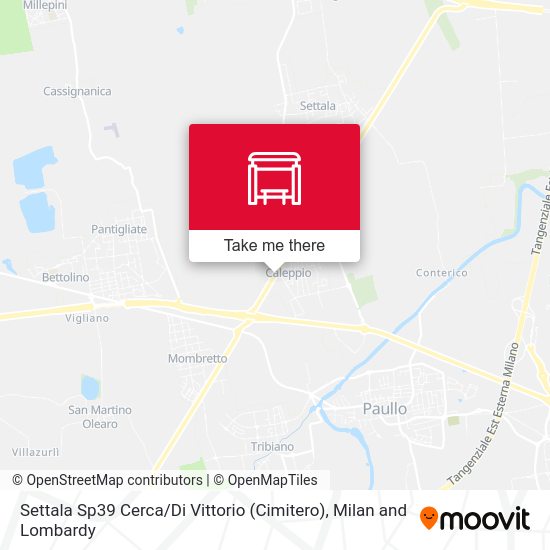 Settala Sp39 Cerca / Di Vittorio (Cimitero) map