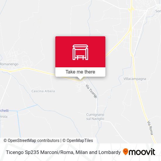Ticengo Sp235 Marconi/Roma map
