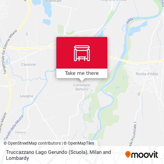 Truccazzano Lago Gerundo (Scuola) map
