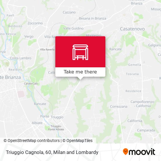 Triuggio Cagnola, 60 map