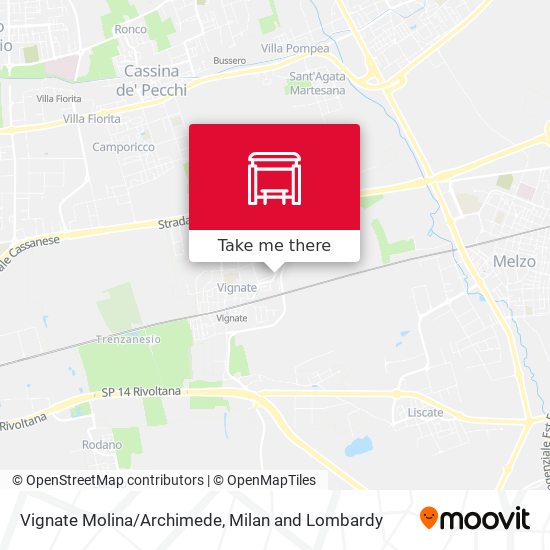 Vignate Molina/Archimede map