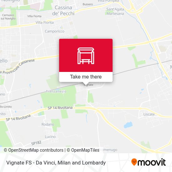 Vignate FS - Da Vinci map