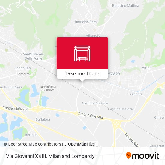 Via Giovanni XXIII map