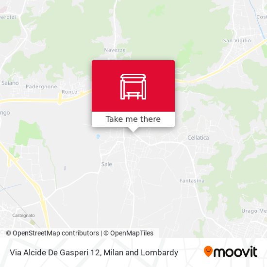 Via Alcide De Gasperi 12 map