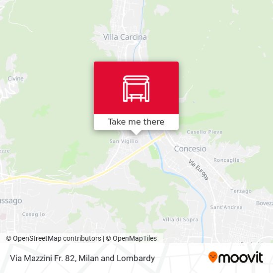 Via Mazzini Fr. 82 map