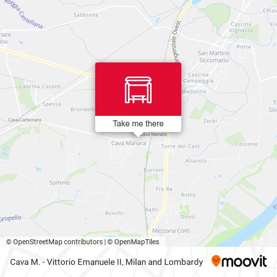 Cava M. - Vittorio Emanuele II map