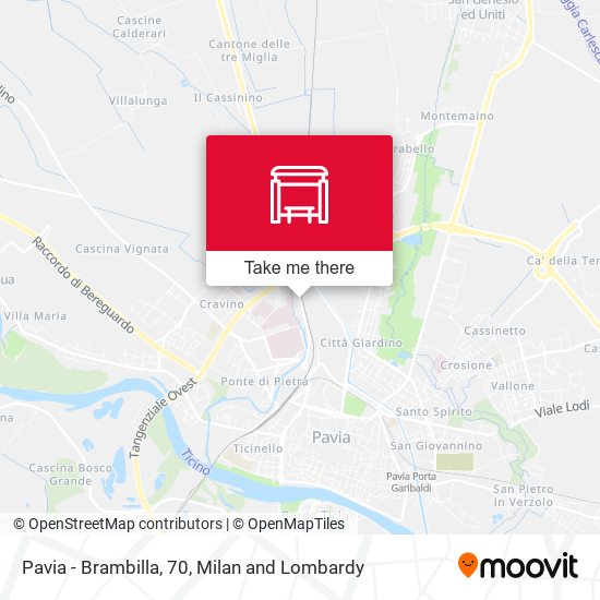Pavia - Brambilla, 70 map