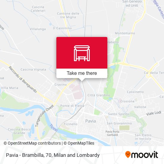 Pavia - Brambilla, 70 map