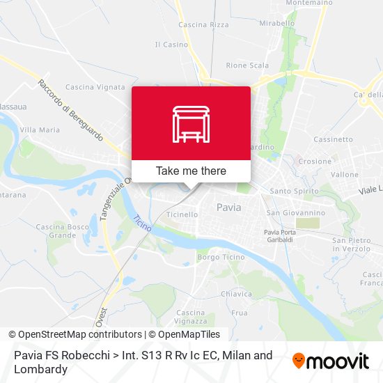 Pavia FS Robecchi > Int. S13 R Rv Ic EC map