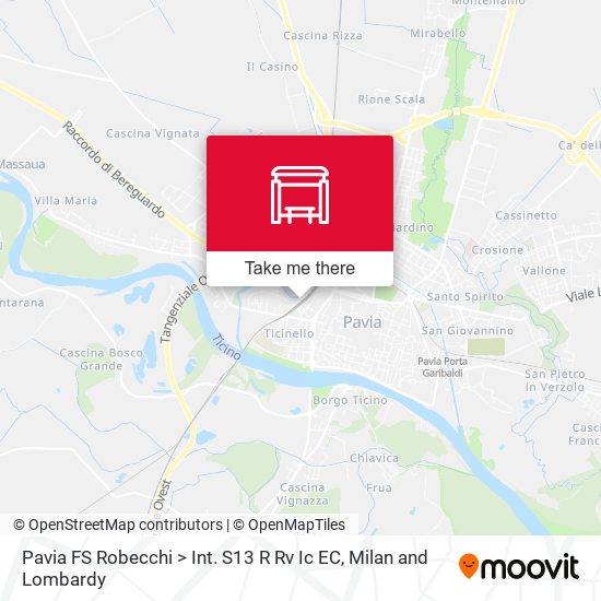 Pavia FS Robecchi > Int. S13 R Rv Ic EC map