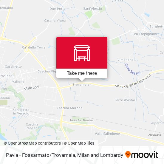Pavia - Fossarmato/Trovamala map