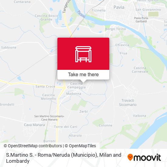 S.Martino S. - Roma / Neruda (Municipio) map